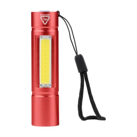 Linterna COB de aluminio reciclado Personalizado