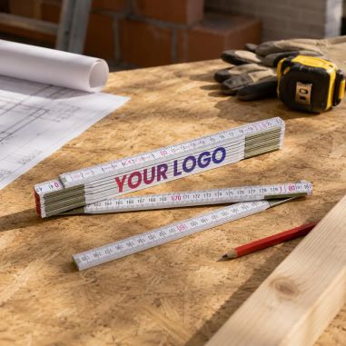 Regla Plegable de Madera con Certificación CE Personalizada | Goodie