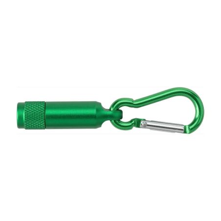 Mini linterna aluminio con mosquetón | Goodie