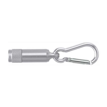 Mini linterna aluminio con mosquetón | Goodie