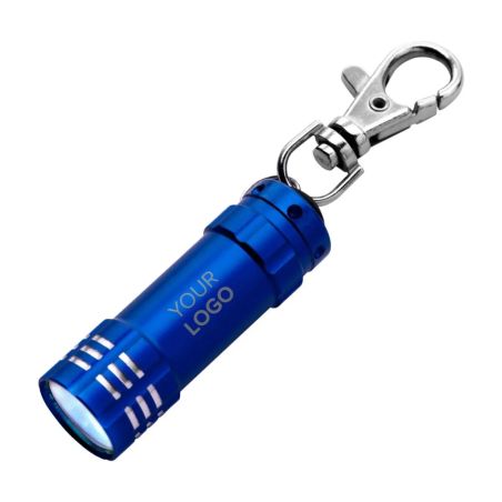 Llavero de Aluminio con LED y Mosquetón Personalizado | Goodie