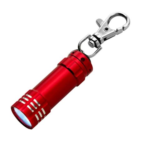 Llavero de Aluminio con LED y Mosquetón Personalizado | Goodie