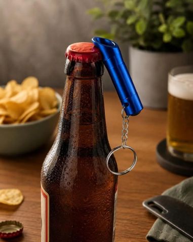 Llavero de aluminio con linterna LED personalizado | Goodie