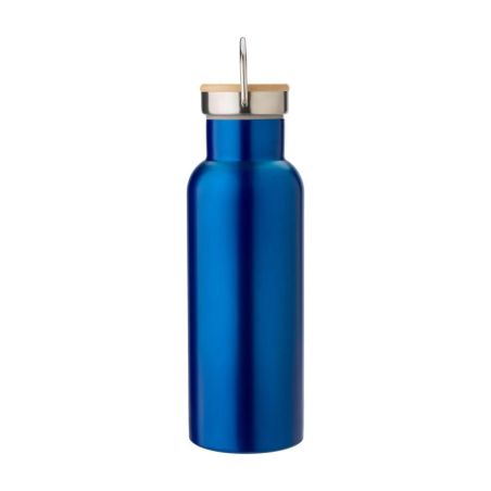 Botella Termo de Acero Inoxidable con Bambú Personalizada | Goodie