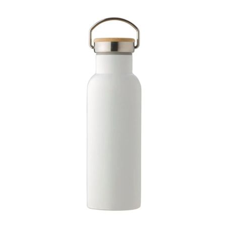 Botella Termo de Acero Inoxidable con Bambú Personalizada | Goodie