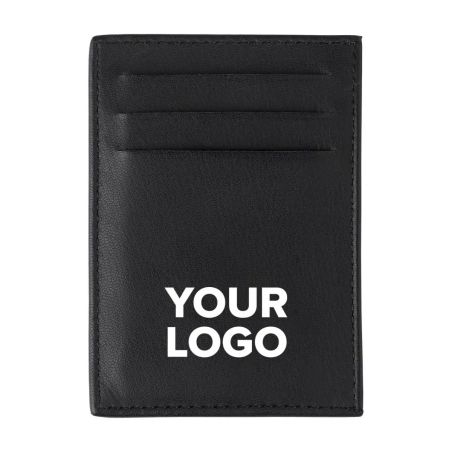 Tarjetero RFID de Piel con Bolsillos Dobles Personalizado | Goodie