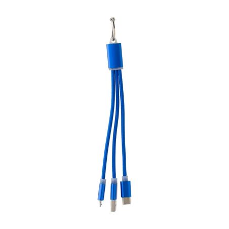 Set cables carga aluminio USB-C y llavero | Goodie