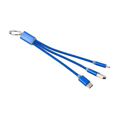 Set cables carga aluminio USB-C y llavero | Goodie