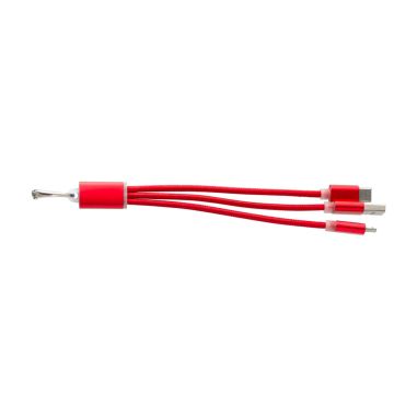 Set cables carga aluminio USB-C y llavero | Goodie