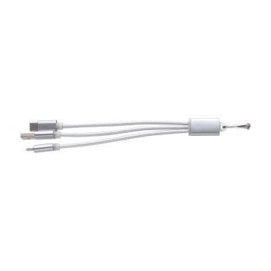 Set cables carga aluminio USB-C y llavero | Goodie