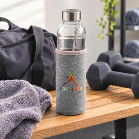Botella cristal 500 ml funda neopreno | Goodie