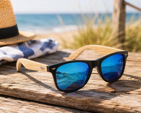 Gafas de sol bambú y ABS UV400 personalizadas | Goodie