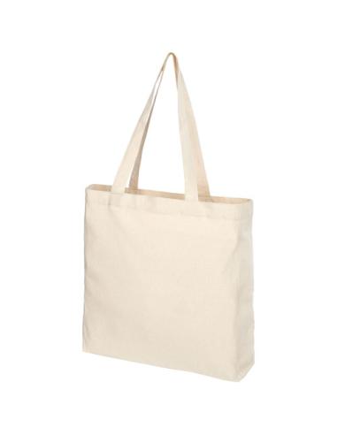 Bolsa Tote de algodón reciclado de 210 g/m² con refuerzos "Pheebs"