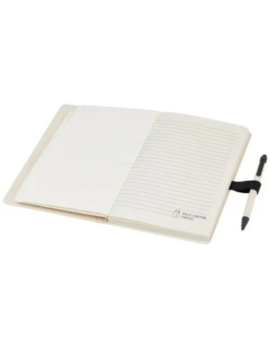 Set Libreta Bolígrafo Cartón Leche Personalizado | Goodie