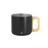 Taza de Acero Inoxidable Reciclado de 400 ml con Asa de Madera 820703 - Imagen 7