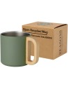 Taza de acero inoxidable reciclado con certificado RCS con aislamiento de cobre de 360 ml "Bjorn" - Imagen 26