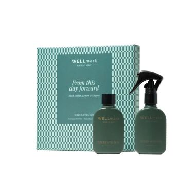Set de regalo de Wellmark Tender Affection con un ambientador y un difusor de 50 ml Personalizado 6124643