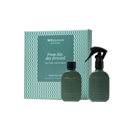 Set de regalo de Wellmark Tender Affection con un ambientador y un difusor de 50 ml Personalizado 6124643