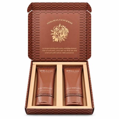 Set de regalo de Wellmark Quite Rebellion con jabón y loción de manos de 70 ml Personalizada 6124644