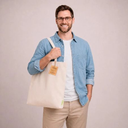 Bolsa de Algodón Orgánico con Etiqueta Certificada | Goodie