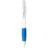 Bolígrafo blanco con empuñadura de color (tinta azul) Personalizado - Imagen 23