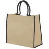 Bolsa Tote de yute con bordes contrastados Personalizada - Imagen 14