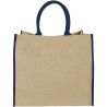 Bolsa Tote de yute con bordes contrastados Personalizada - Imagen 23