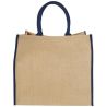 Bolsa Tote de yute con bordes contrastados Personalizada - Imagen 26