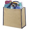 Bolsa Tote de yute con bordes contrastados Personalizada - Imagen 28