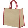 Bolsa Tote de yute con bordes contrastados Personalizada - Imagen 29