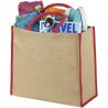 Bolsa Tote de yute con bordes contrastados Personalizada - Imagen 35