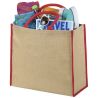 Bolsa Tote de yute con bordes contrastados Personalizada - Imagen 36