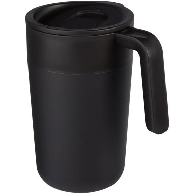 Taza Nordia 400 ml acero e interior PP reciclado | Goodie