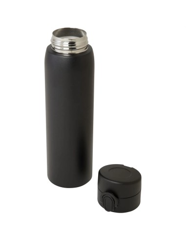 Termo 450 ml acero reciclado RCS apertura un botón | Goodie