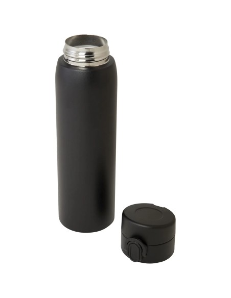Termo 450 ml acero reciclado RCS apertura un botón | Goodie