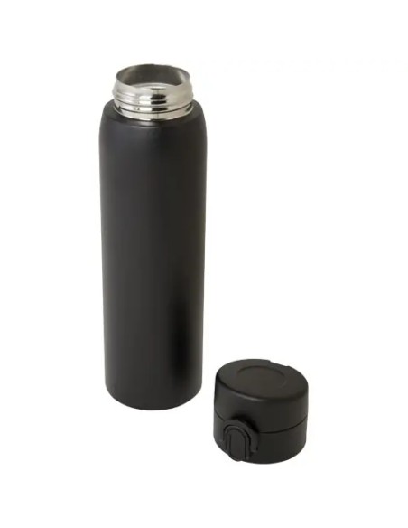 Termo 450 ml acero reciclado RCS apertura un botón | Goodie