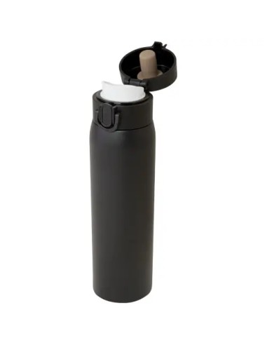 Termo 450 ml acero reciclado RCS apertura un botón | Goodie