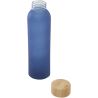 Botella de 500 ml de vidrio sodocálcico mate con tapa de bambú - Imagen 28
