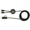 Cable 5 en 1 de plástico reciclado de 150 cm para sincronización de datos y carga rápida de 27 W con detalles de bambú Personali - Imagen 22