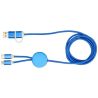 Cable 5 en 1 de aluminio y plástico reciclado de 150 cm para sincronización de datos y carga rápida de 27 W Personalizado 612442 - Imagen 25