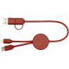 Cable 5 en 1 de plástico reciclado de 30 cm para sincronización de datos y carga rápida de 27 W Personalizado 6124427 - Imagen 23