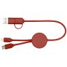 Cable 5 en 1 de plástico reciclado de 30 cm para sincronización de datos y carga rápida de 27 W Personalizado 6124427 - Imagen 24