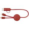 Cable 5 en 1 de plástico reciclado de 30 cm para sincronización de datos y carga rápida de 27 W Personalizado 6124427 - Imagen 26