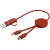 Cable 5 en 1 de plástico reciclado de 30 cm para sincronización de datos y carga rápida de 27 W Personalizado 6124427 - Imagen 27