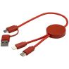 Cable 5 en 1 de plástico reciclado de 30 cm para sincronización de datos y carga rápida de 27 W Personalizado 6124427 - Imagen 30