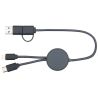 Cable 5 en 1 de plástico reciclado de 30 cm para sincronización de datos y carga rápida de 27 W Personalizado 6124427 - Imagen 36