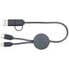 Cable 5 en 1 de plástico reciclado de 30 cm para sincronización de datos y carga rápida de 27 W Personalizado 6124427 - Imagen 38