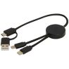Cable 5 en 1 de plástico reciclado de 30 cm para sincronización de datos y carga rápida de 27 W Personalizado 6124427 - Imagen 66