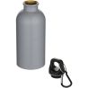 Botella de 400 ml de acero inoxidable mate con certificado RCS de una sola pared con mosquetón - Imagen 23