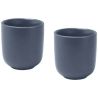 Juego de 2 tazas de espresso de cerámica acabado mate de 90 ml Personalizada 6126397 - Imagen 16